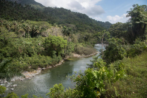 Paysage aux environs de Baracoa, 