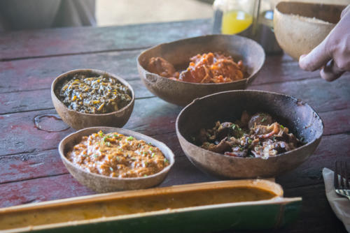Environs de Baracoa, repas créole à la ferme