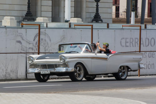 Cuba - La Havane, le capitole en travaux qui ne seront pas finis pour la visite dans 8 jours du président Obama