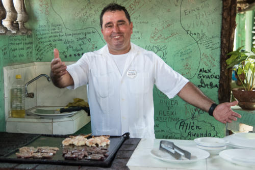 Cuba - Alexis, truculent chef de l'excellent restaurant de fruits de mer