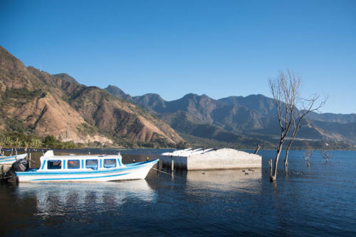 San Juan de la Laguna, montée des eaux du lac Atitlan