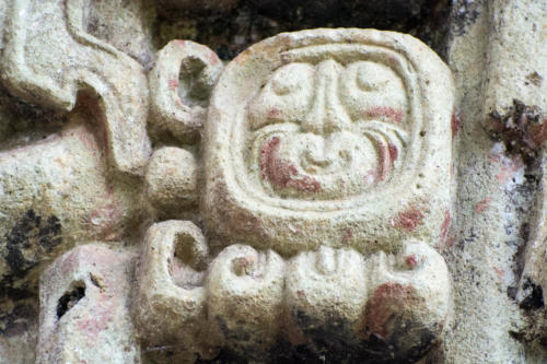 Site archéologique maya de Copan ruinas, glyphe