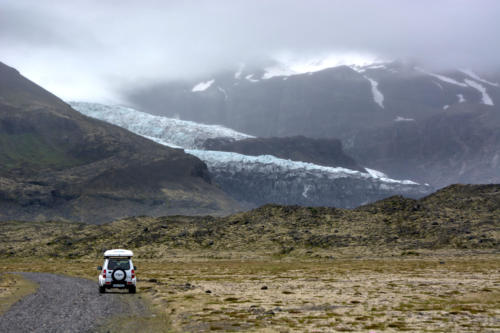 Islande, Parc de Skaftaffell, les glaciers sont tout proches