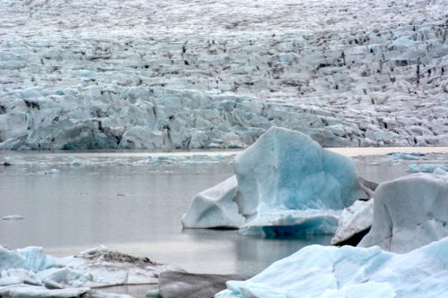Islande, Parc de Skaftaffell, lagune glacière de Jokulsarlon