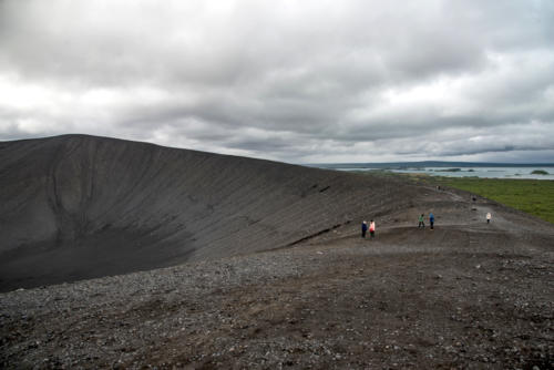 Islande, Myvatn, intérieur du cratère Hverfjall