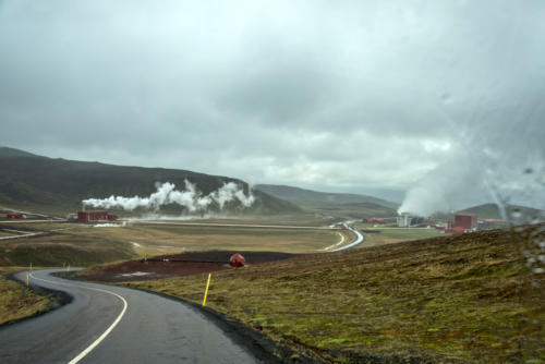 Islande, Krafla, installations géothermiques