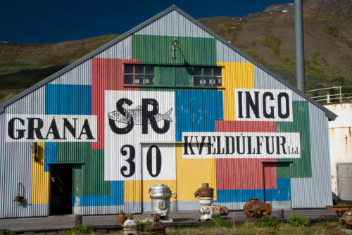 Islande, Sigulfjordur, usine de transformation du Hareng devenue musée de la pêche