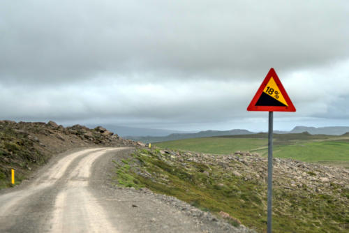 Islande, les pistes de la péninsule de Vatness sont particulièrement rudes