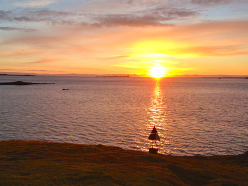 Islande, Stykkisholmur, soleil de minuit, 