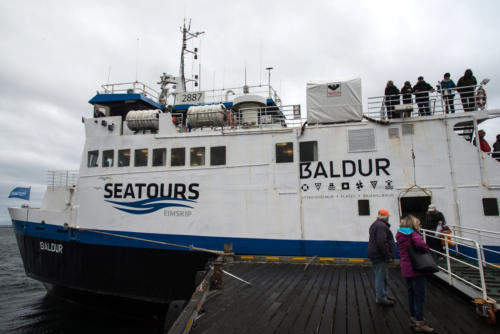 Islande, ferry pour l'île de Flattey