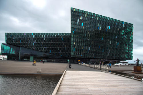 Islande, Reykjavik, le salle de concert et de conférences Harpa