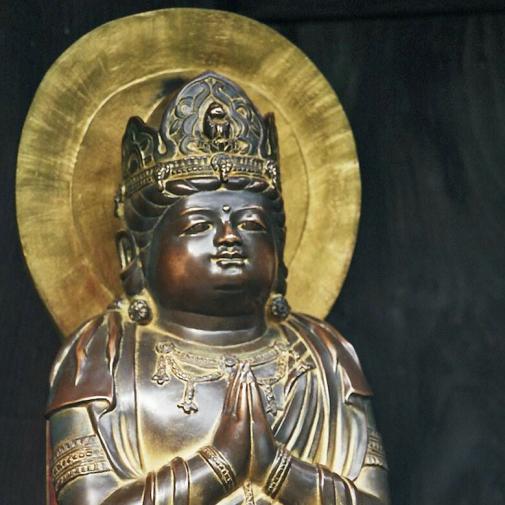 Japon, Kamakura - statue au temple Hase Dera 