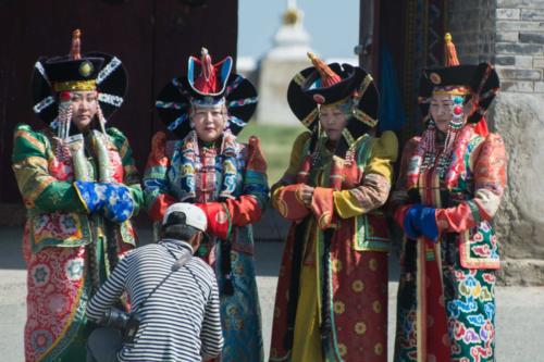 Mongolie - Karakorum, costumes traditionnels