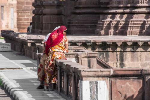 Inde-Rajasthan-Jodhpur-Mandore-femmes