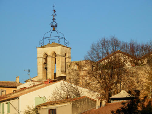 Occitanie-Montpellier, clocher de Castelnau le Lez