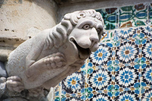 Lisbonne- Sintra, gargouille du palais de la Pena
