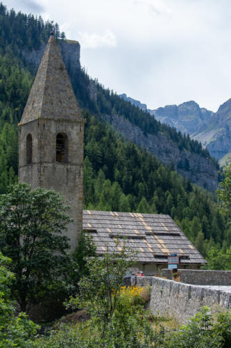 Mercantour, Saint-Dalmas-le-Selvage, l'église