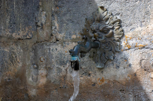 Mercantour, Saint-Dalmas-le-Selvage, fontaine