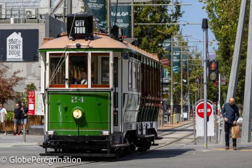 Nouvelle Zélande Sud - Christchurch, tramway
