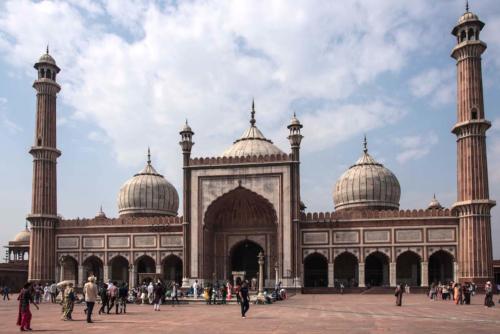 inde-delhi-grande mosquée