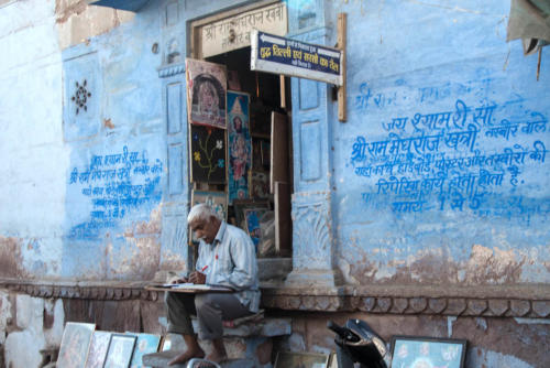 inde-rajasthan-jodhpur-peintre