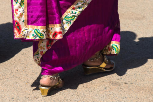 Inde-Sari-braclets de pied