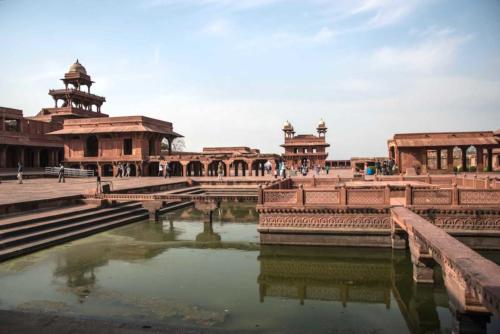 Inde-Fatehpur Sikri-bassins
