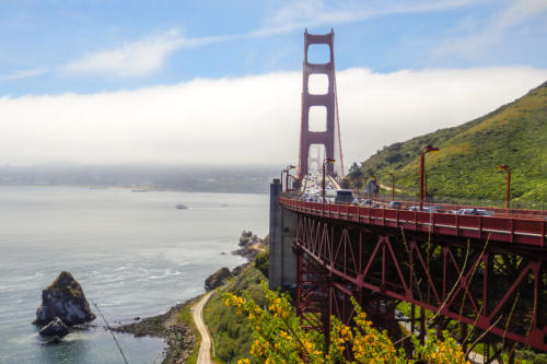 Golden Gate et baie de San Francisco