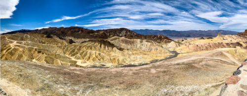 Death Valley - Zabriskie Point panorama