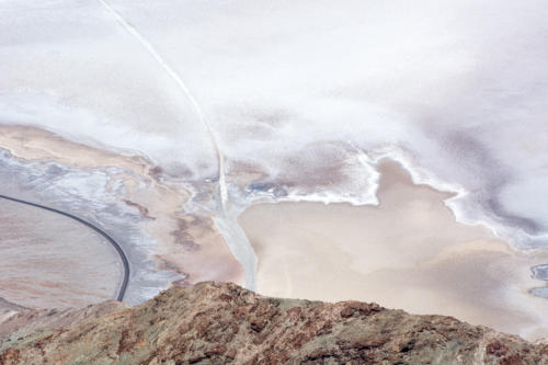 Death Valley - la mer de sel vue de Dante's View