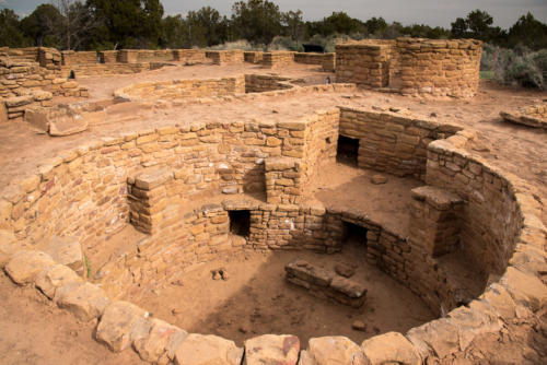 Mesa verde - plus ancien site anasazi, sans doute un lieu de culte