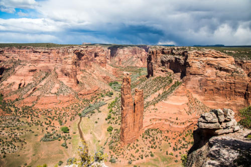 Chelly Canyon - Spider Rock panorama 