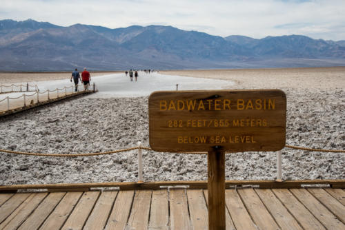 Death Valley - Bad water, 86 mètres sous le niveau de la mer