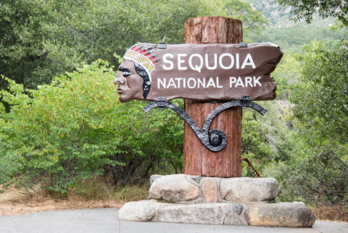 Entrée de Sequoia National Park