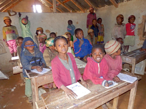 Madagascar - Antroetra, école du village Zafimanary