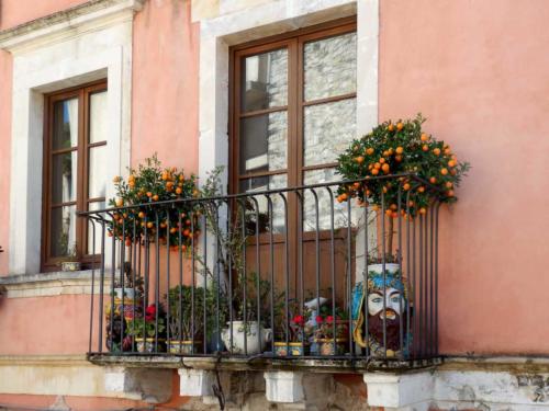 Taormine, balcon fleuri