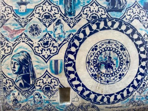 Pays-bas, Delft - motifs de porcelaine