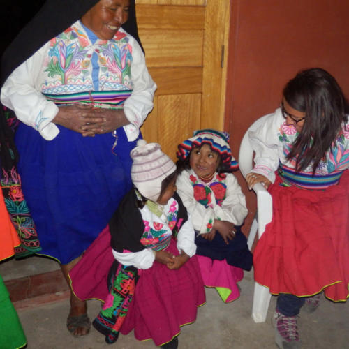 Pérou, lac Titicaca -Ile Amantani, soirée dansante