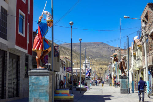 Pérou, Chivay - rue du Village