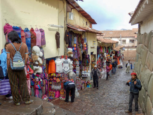 Pérou, Cuzco - rue commerçante