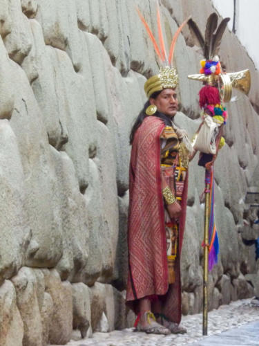 Pérou, Cuzco - véritable descendant d'Inca d'après notre guide