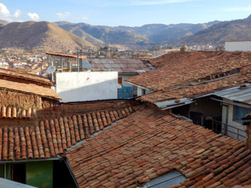 Pérou, Cuzco - toits de la ville
