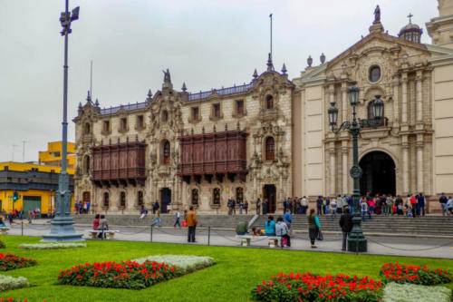 Pérou-Lima-Place d'armes et Cathédrale Saint Jean
