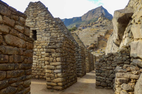 Pérou, Machu Picchu -  Détail des constructions au Machu Picchu