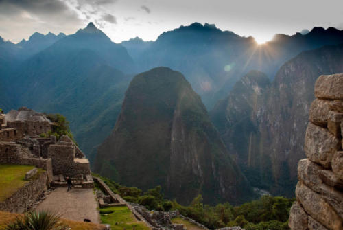Pérou, Machu Picchu - Vue vertigineuse sur la vallée