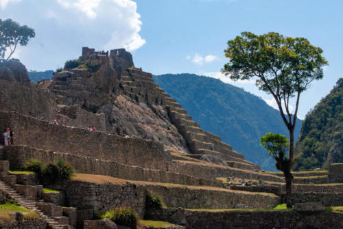 Pérou, Machu Picchu -  depuis la place centrale
