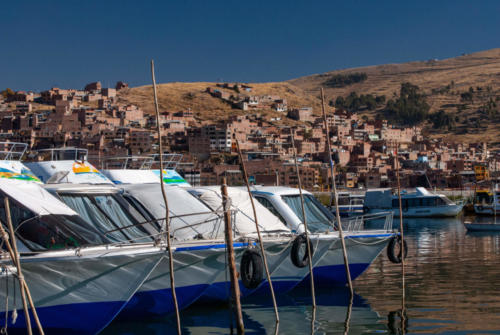 Pérou, lac Titicaca - Port de Puno