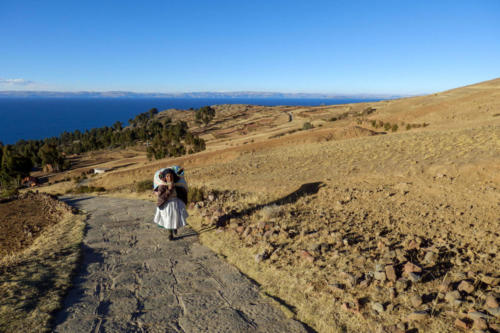 Pérou, lac Titicaca -Ile Amantani