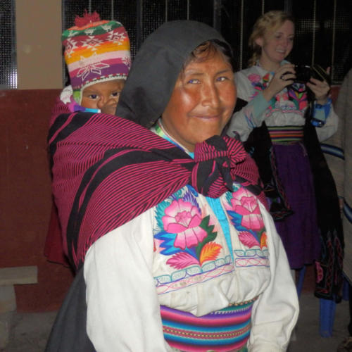 Pérou, lac Titicaca -Ile Amantani, soirée dansante