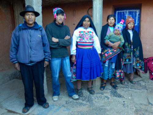 Pérou, lac Titicaca -Ile Amantani, notre famille d'accueil